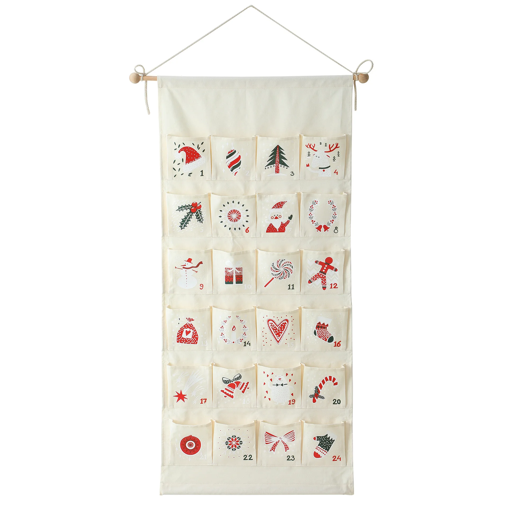 

Geesdak Рождественский адвент-календарь 24 кармана