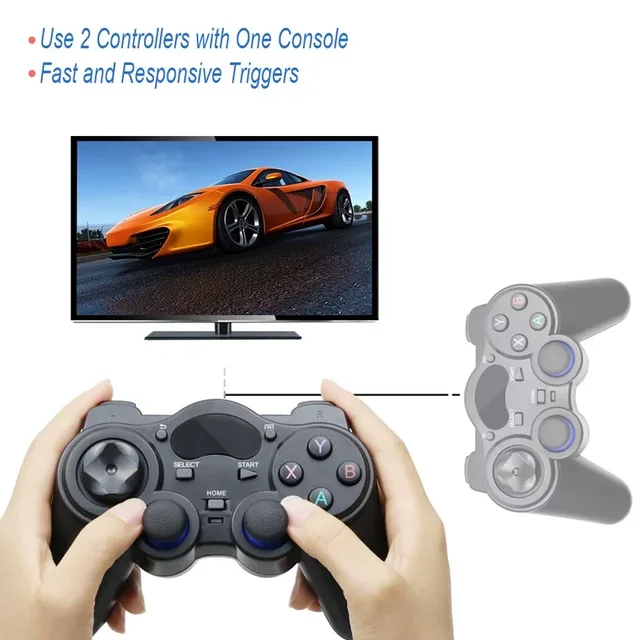 2.4 G Controller Gamepad Android Wireless Joystick Joypad with OTG Converter For PS3/Smart Phone For Tablet PC Smart TV Box 4