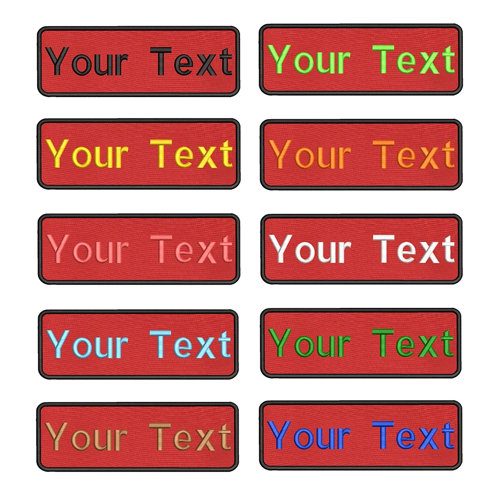 

20x7 см вышивка на красном фоне с именем под заказ, значок с полосками, нашивки с утюгом или Velcros