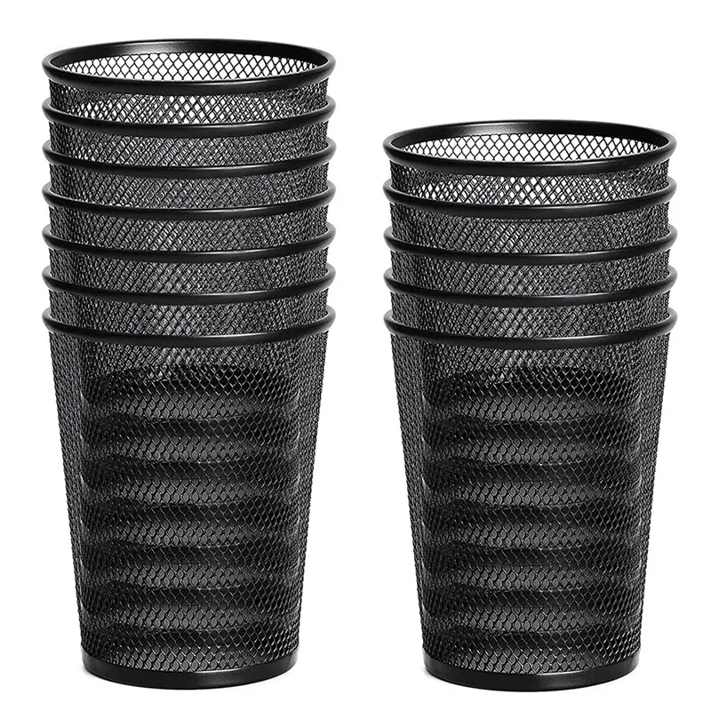 

Pencil Holder For Desk 6 Pack Large Mesh Metal Pen Cup Pencil Cups