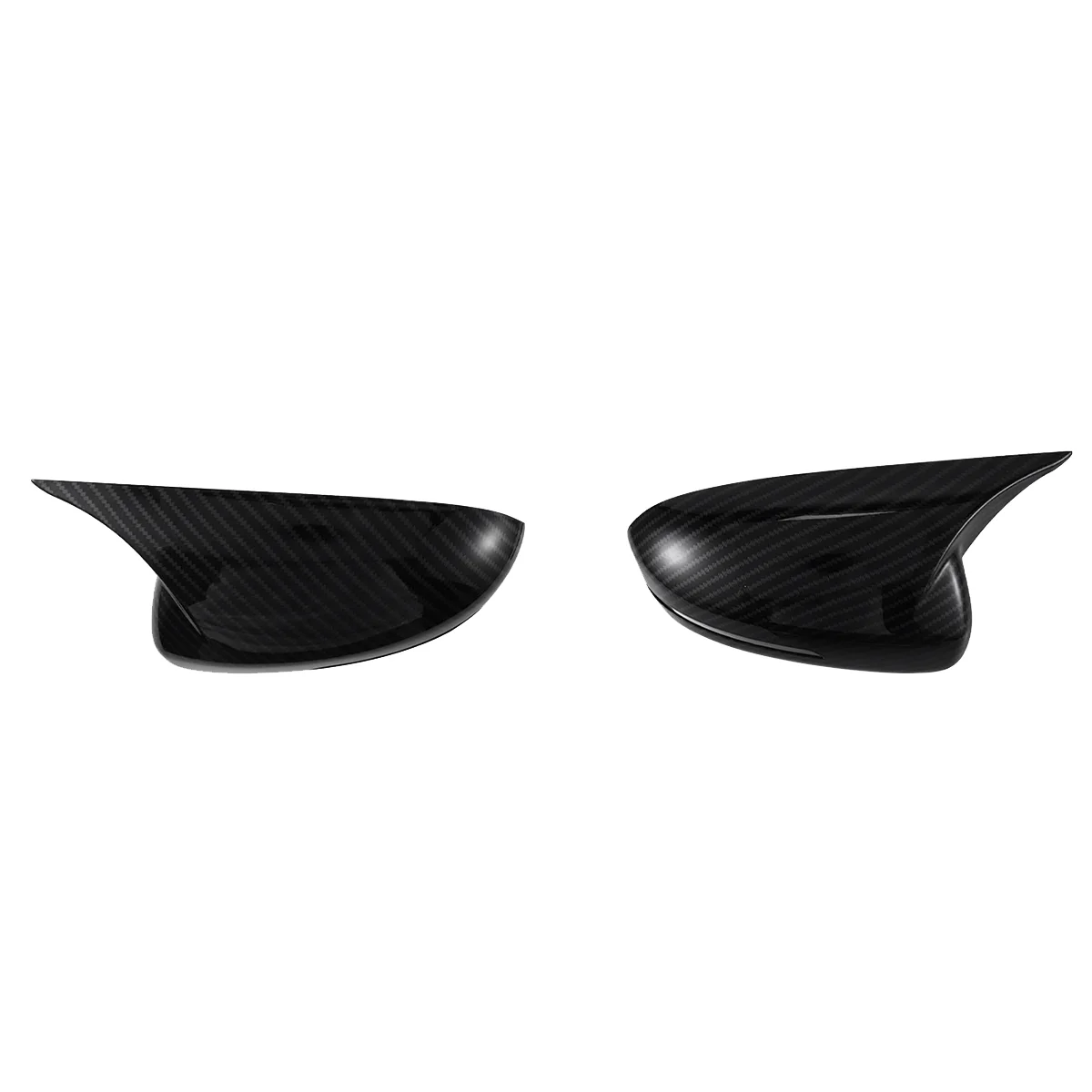 

1Pair Rearview Mirror Cover Housing Ox Horn Trim Caps for Kia Optima K5 2011-2015 Side Mirror Shell Sticker Carbon