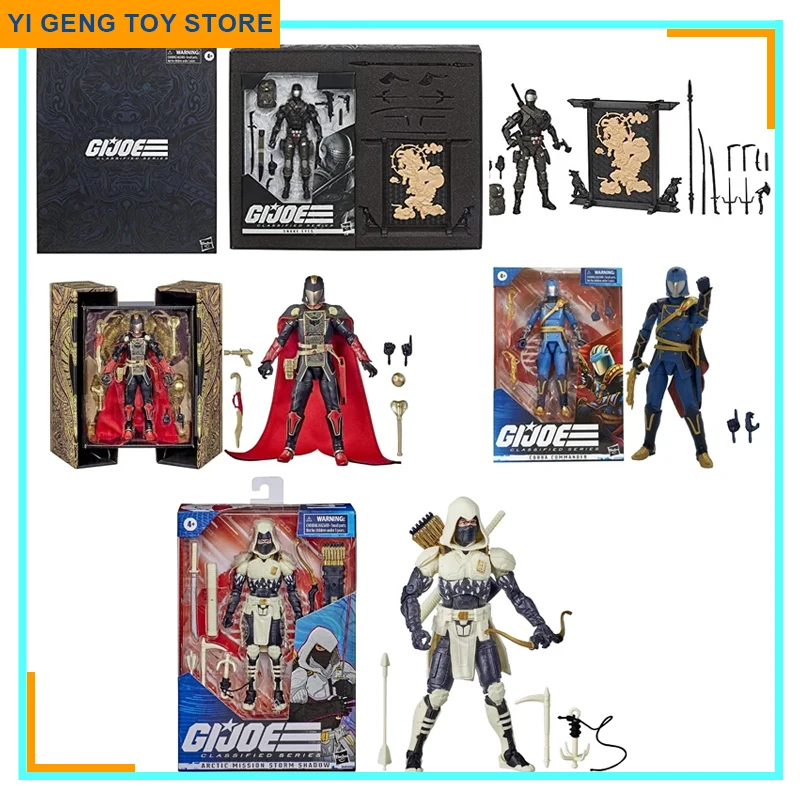 

Экшн-фигурка ко G.I.Joe Snake Eyes Deluxe Edition Storm Shadow Snake Supreme Cobra Commander коллекционные игрушки для детей рождественские подарки