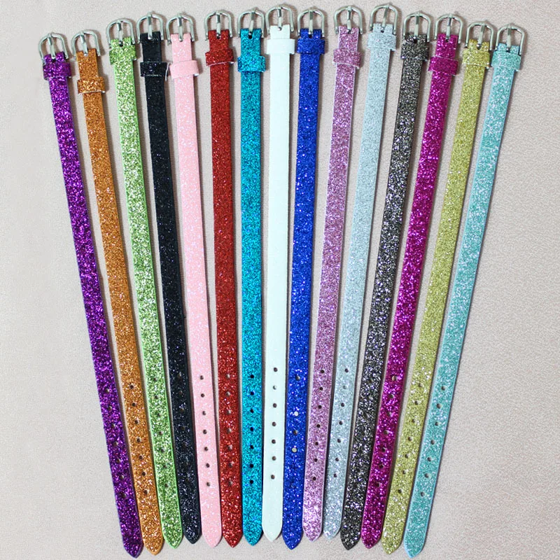 10 шт./лот 8 мм браслет из искусственной кожи для подвесок с буквами Изготовление