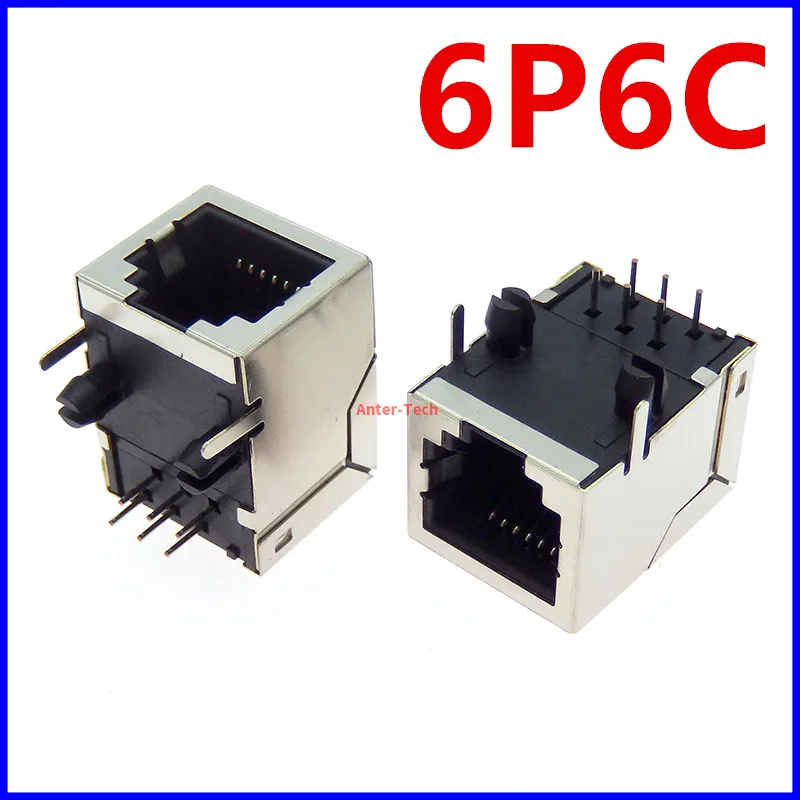 

Розетки RJ12 и RJ11, 90 градусов, 6 контактов (5 шт.)