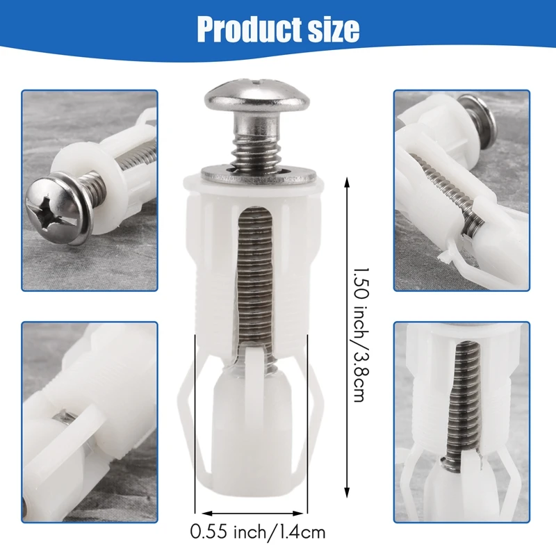 Винты для сиденья унитаза и винты крышки верхние крепежные петли из нержавеющей