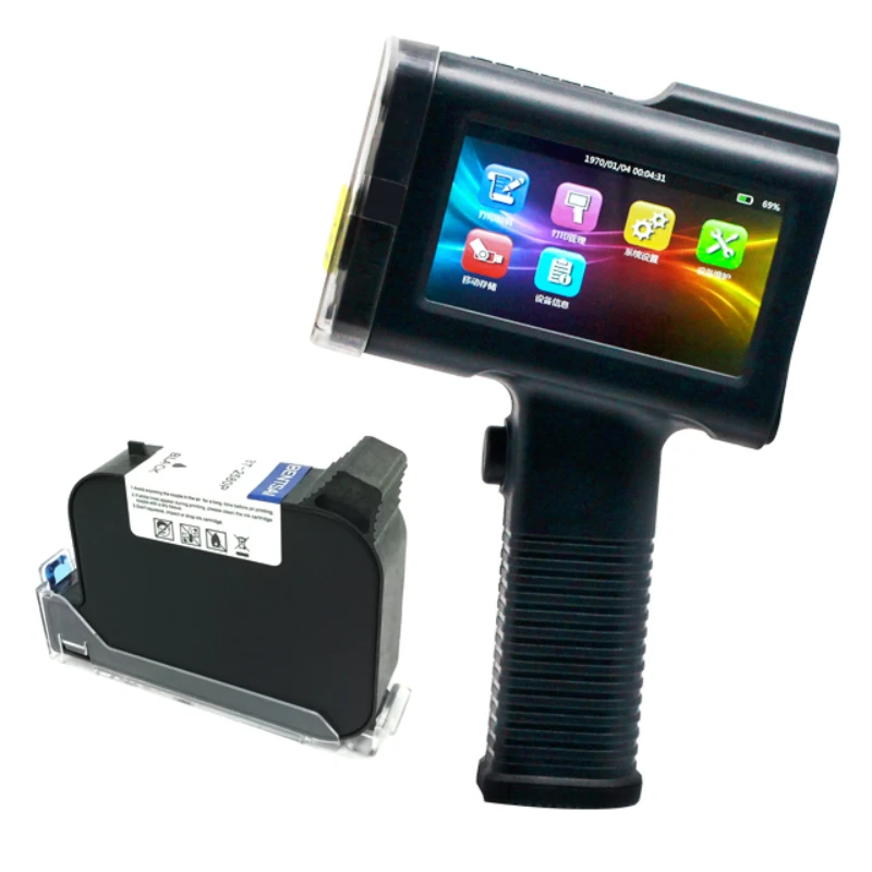 

fast dry ink can print on most material seven colors cartridge replacement for handheld inkjet printer