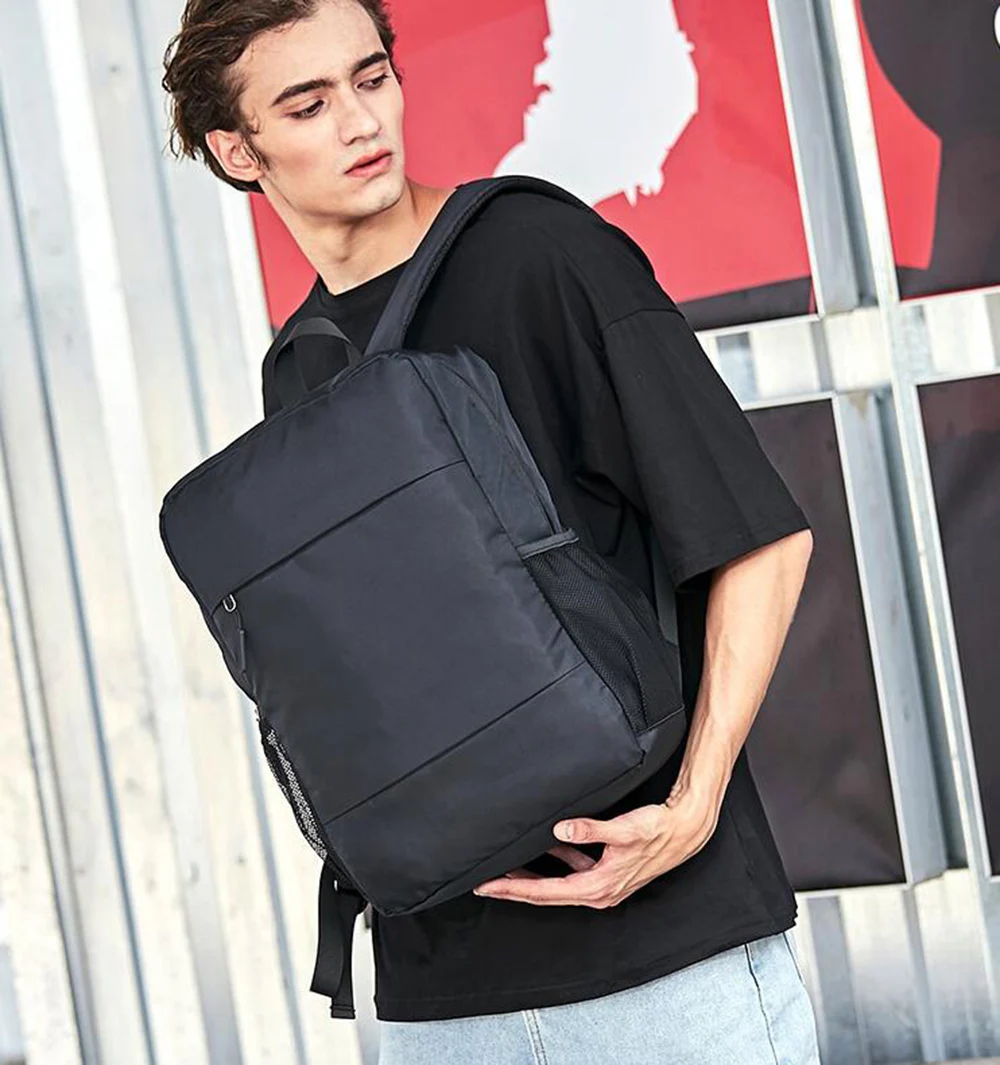 

Newest 2103 Korean Trendy casual solid Men's 15.6inch Computer backpack Business School Vacation Students Bags