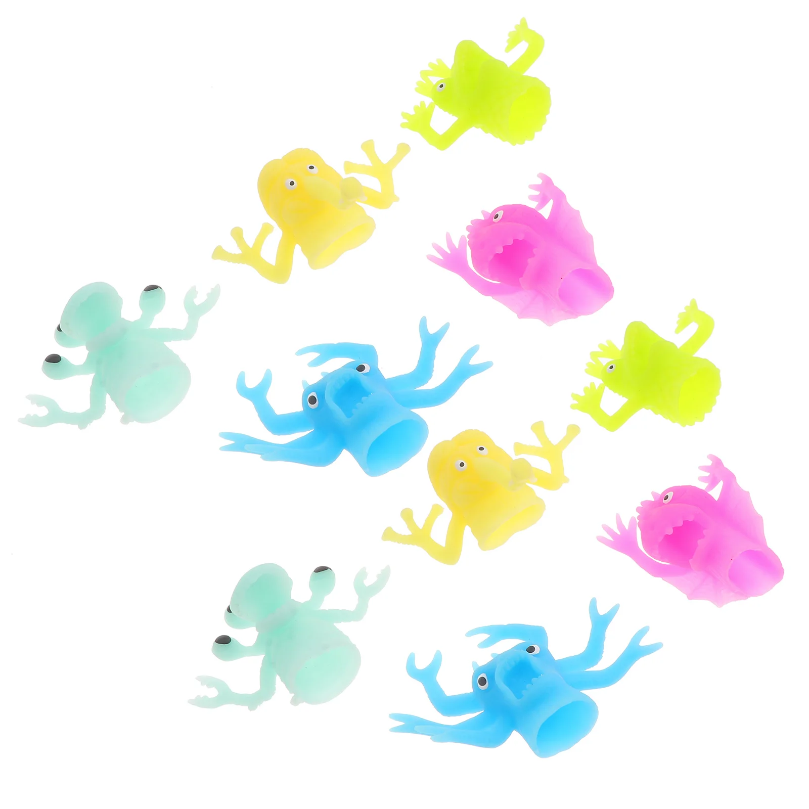 

10pcs Luminous Finger Puppet Mini Finger Plaything Story Telling Finger Cover