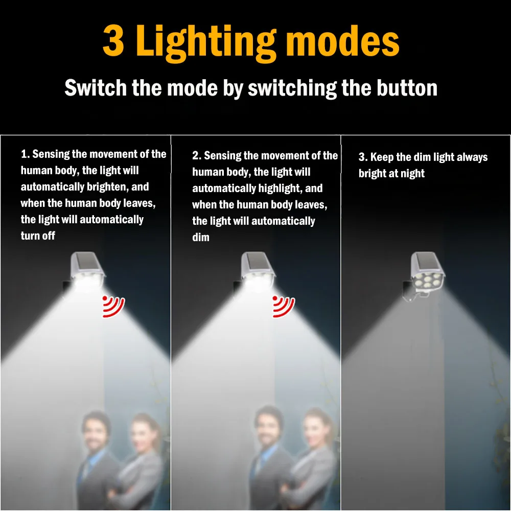 Светодиодный уличсветильник фонасветильник на солнечной батарее с датчиком