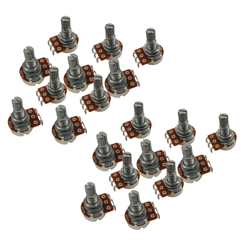 20X Guitar Small Size Pots B250K Potentiometers For Guitar Bass Parts