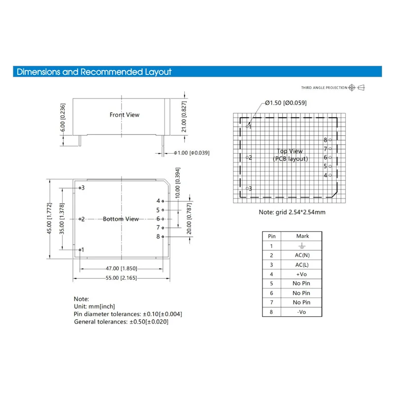 Блок питания переменного и постоянного тока 85-305 в до 12 В 15 24 модуль 10 Вт
