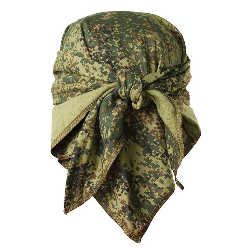 

Russian EMR camouflage headscarf hat Russian military fan special forces tactical triangle scarf