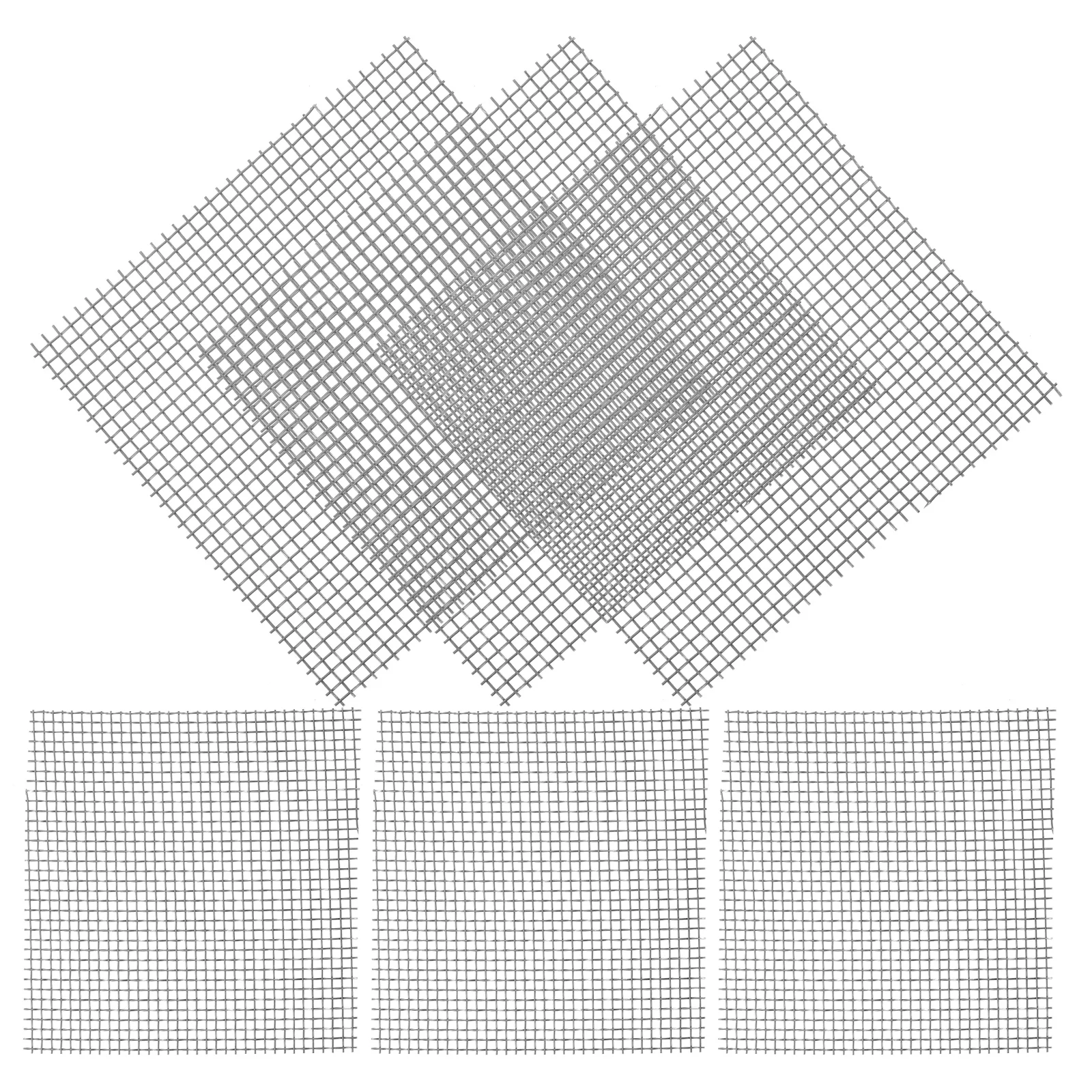 6 шт. сетка из нержавеющей стали с мохом аксессуары для аквариума посадки гибкий