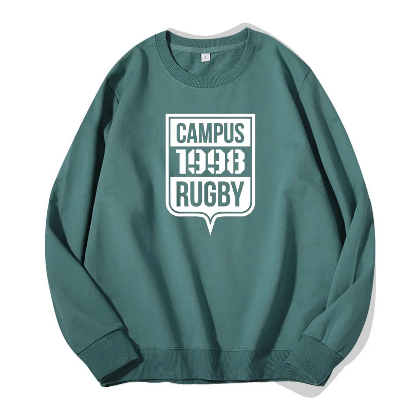 

Women Casual Clothes Pullover Fashion Letter Sweatshirt Pure Cotton Hoodies Streetwear Lovers Long Sleeve Tops
