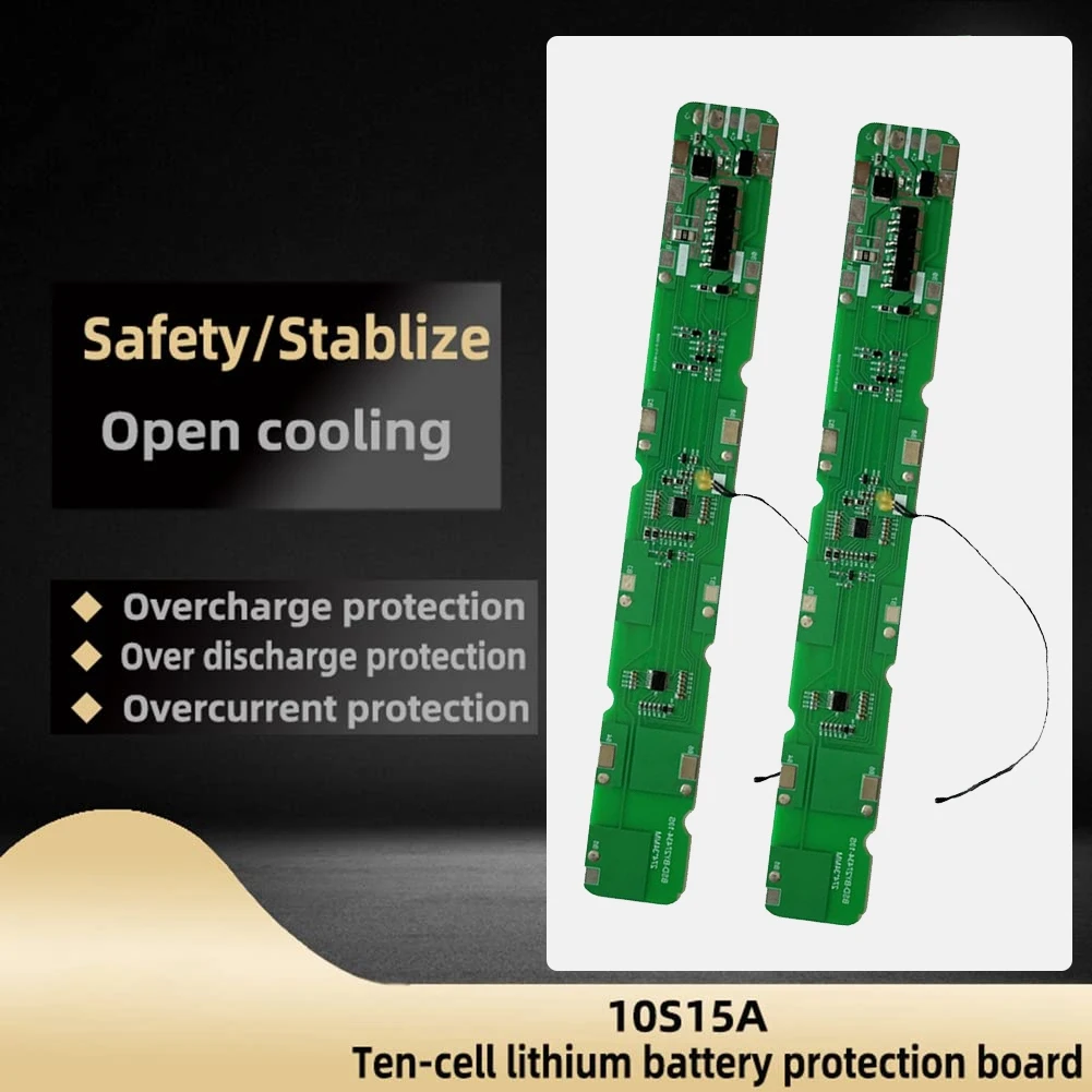 

2PCS 10S 36V 15A BMS Lithium Battery Protection Board Different Port 18650 Battery Pack for Electric Scooter