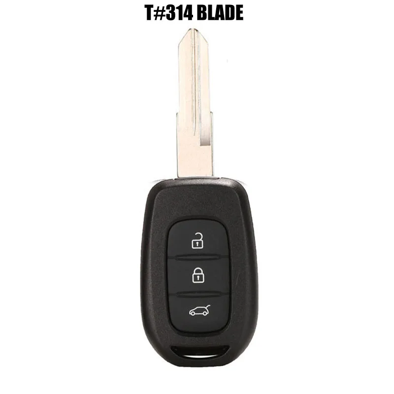 

Jingyuqin 3-кнопочный корпус дистанционного ключа автомобиля для Renault Sandero Dacia Logan Lodgy Dokker Duster 2016