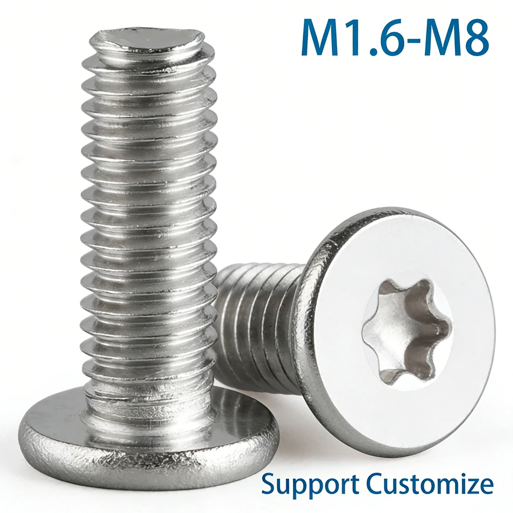 Винты M1.6-M8 из нержавеющей стали 304 Torx, ультратонкие