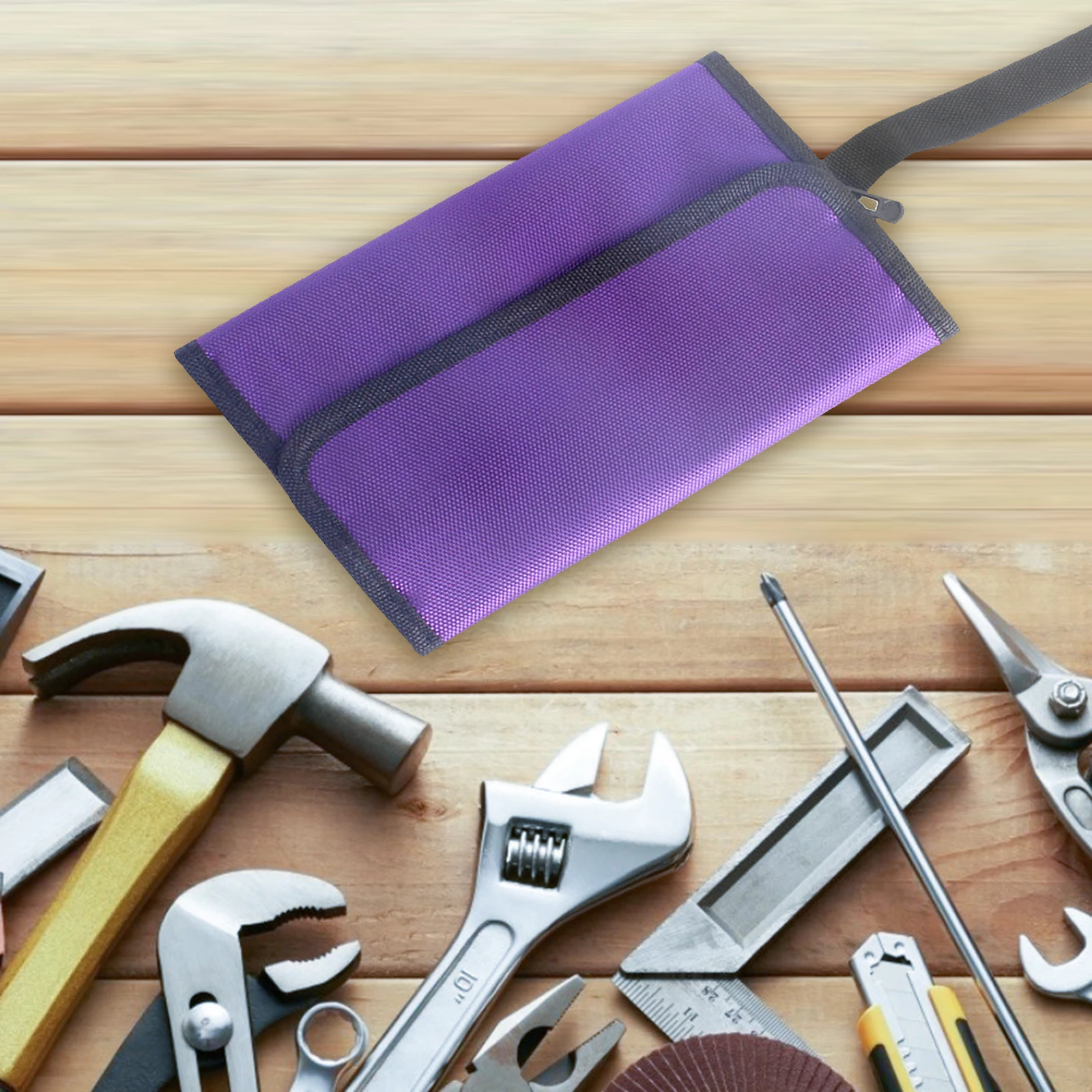 

Пустой органайзер для инструментов, рулонная сумка для инструментов или косметики, для макияжа, для макияжа, для мастеров и электриков