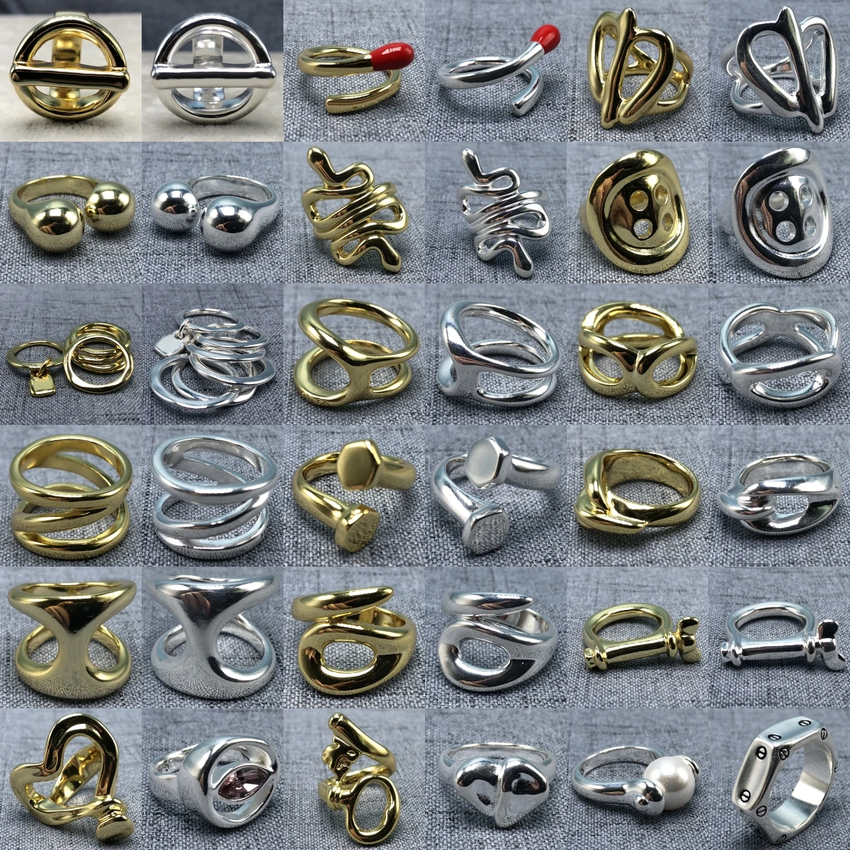 

Women's Ring Western Teeth Extraction Bear Jewelry Gift 925 Silver Free Shipping Trend Personalized Temperament Fashion