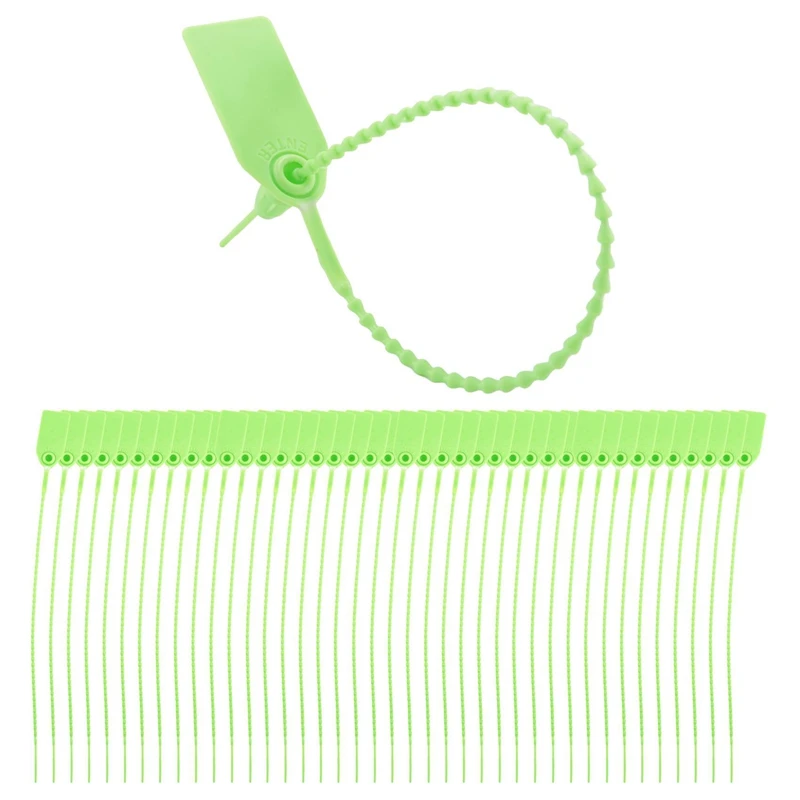 100 шт. пластиковые уплотнения для тампера одноразовые самоблокирующиеся вывески