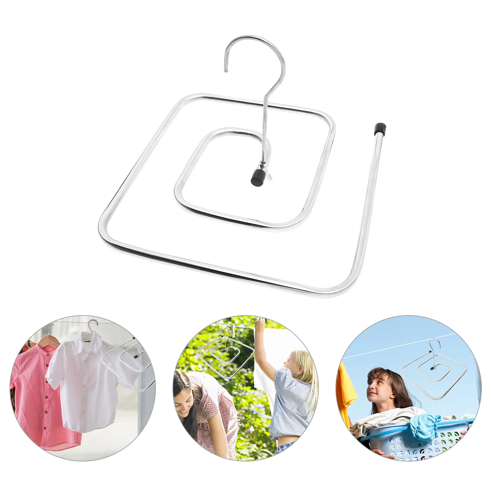 

Drip Rack Hanging Folding Hangers Windproof Anti-lost Children Quick-drying