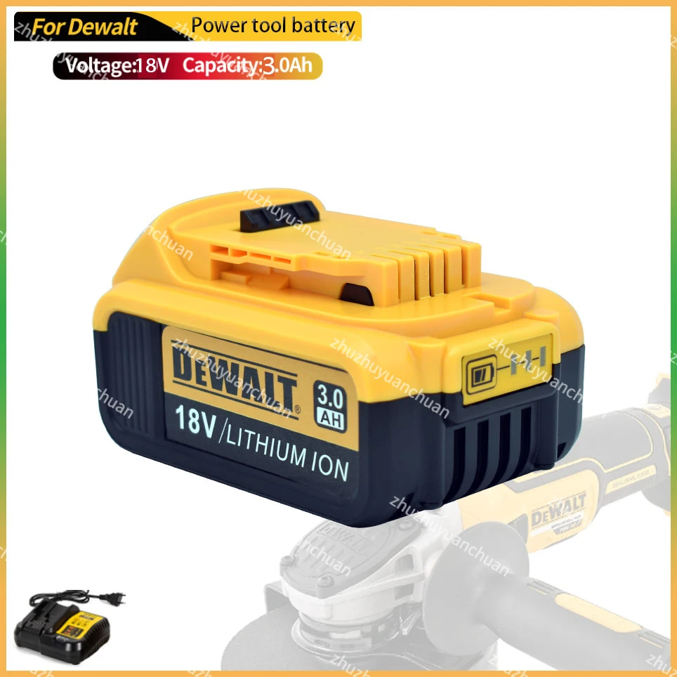 

18V 3Ah/4Ah/5Ah/6Ah Lithium Battery for DeWalt power Tools DCB184 DCB200 rechargeable electric tool set 20v 3000mah Battery