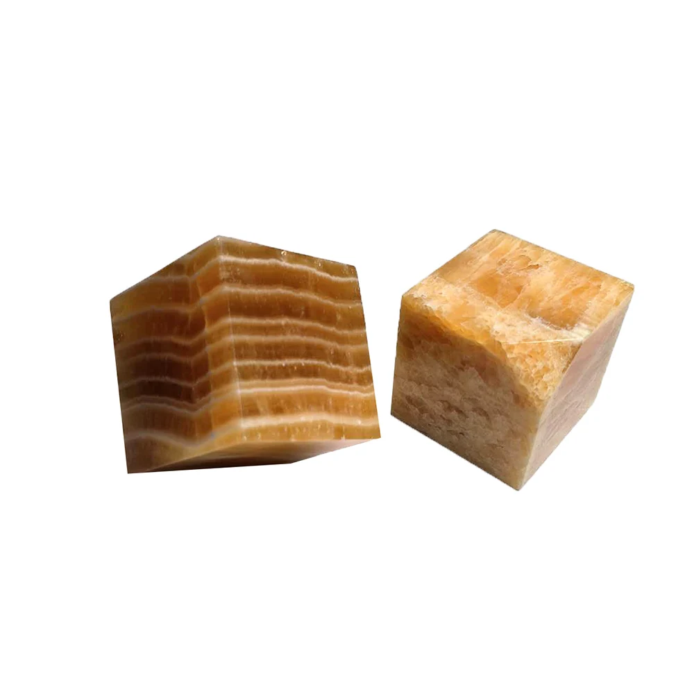 

1 шт. 5-6 см полированный натуральный хрустальный куб желто-оранжевый кальцит стоячие кубики квадратный лечебный камень для фэн-шуй медитаци...