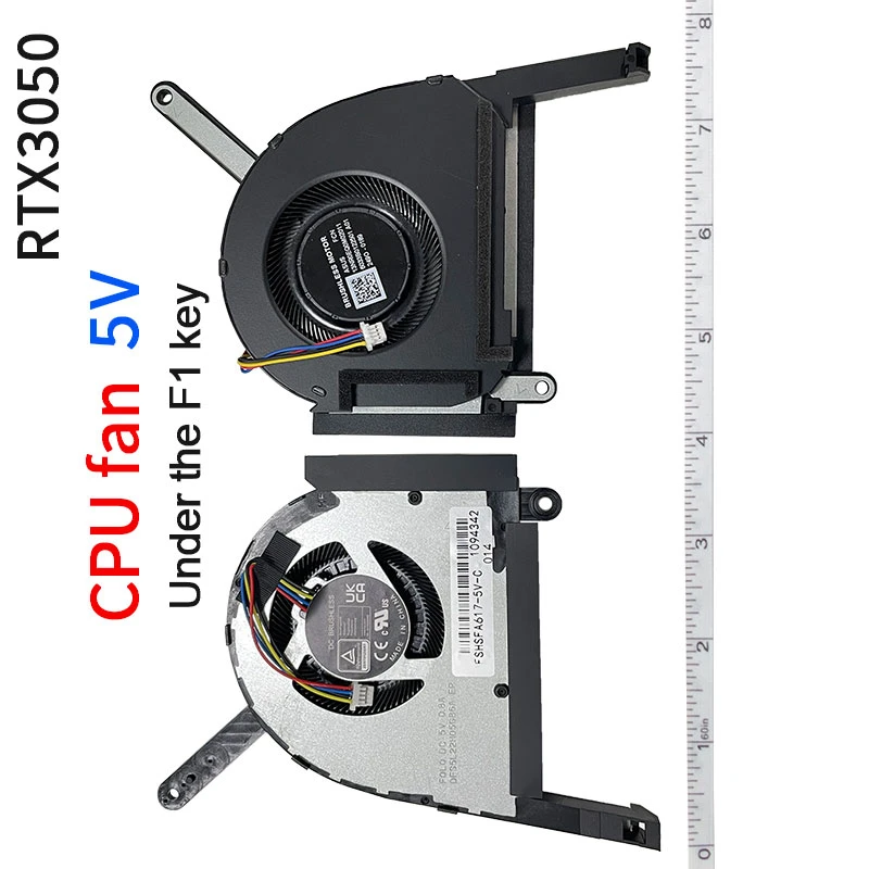 Фото Новый охлаждающий вентилятор 12 В для ASUS Pro RTX3060/RTX3070/RTX4060 FA617 FA617NS FA617XS FA617NSR Series 13NR0EW0M01011 13NR0EW0T01011 №2