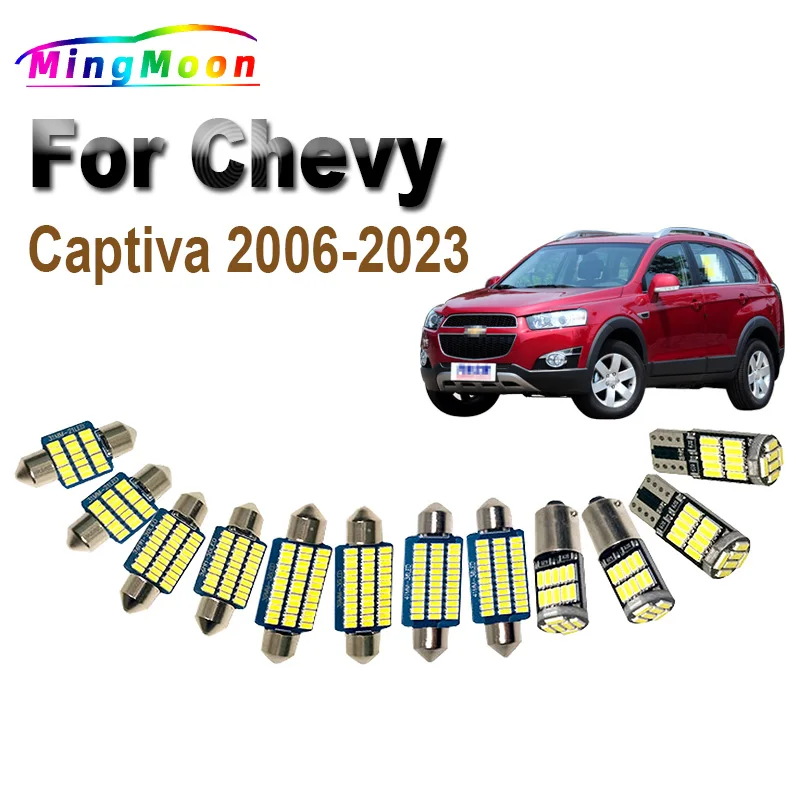 

Canbus Car Bulbs Accessories For Chevrolet Chevy Captiva 2006-2020 2021 2022 2023 LED Interior Dome Map Trunk Light Kit