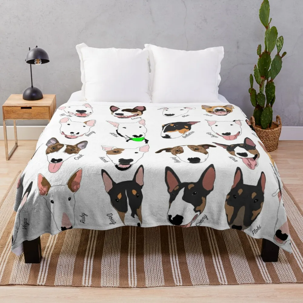 

Glasgow bull terrier club lance cobertor cobertor de renda cobertor para sofá macio cama cobertores