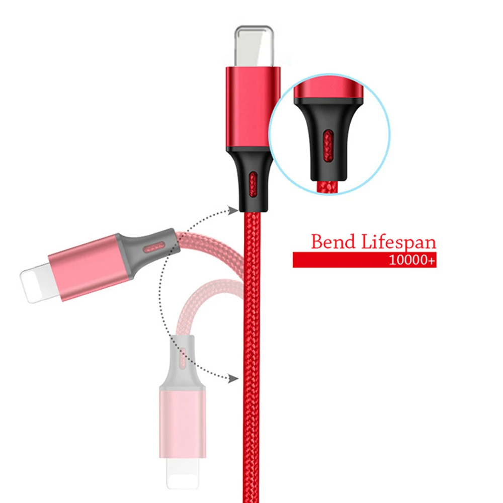 Фото 3 в 1 Micro USB Type C зарядный кабель с несколькими портами Usb Все в одном зарядный шнур USB C мобильный телефон для Samsung Xiaomi Huawei кабель №3