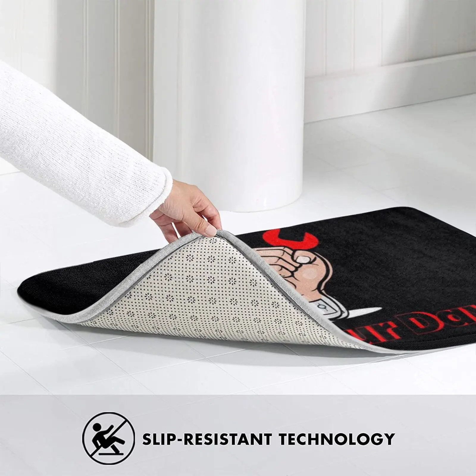 Футболки на День Труда мягкий коврик Придверный нескользящий с поглощением воды