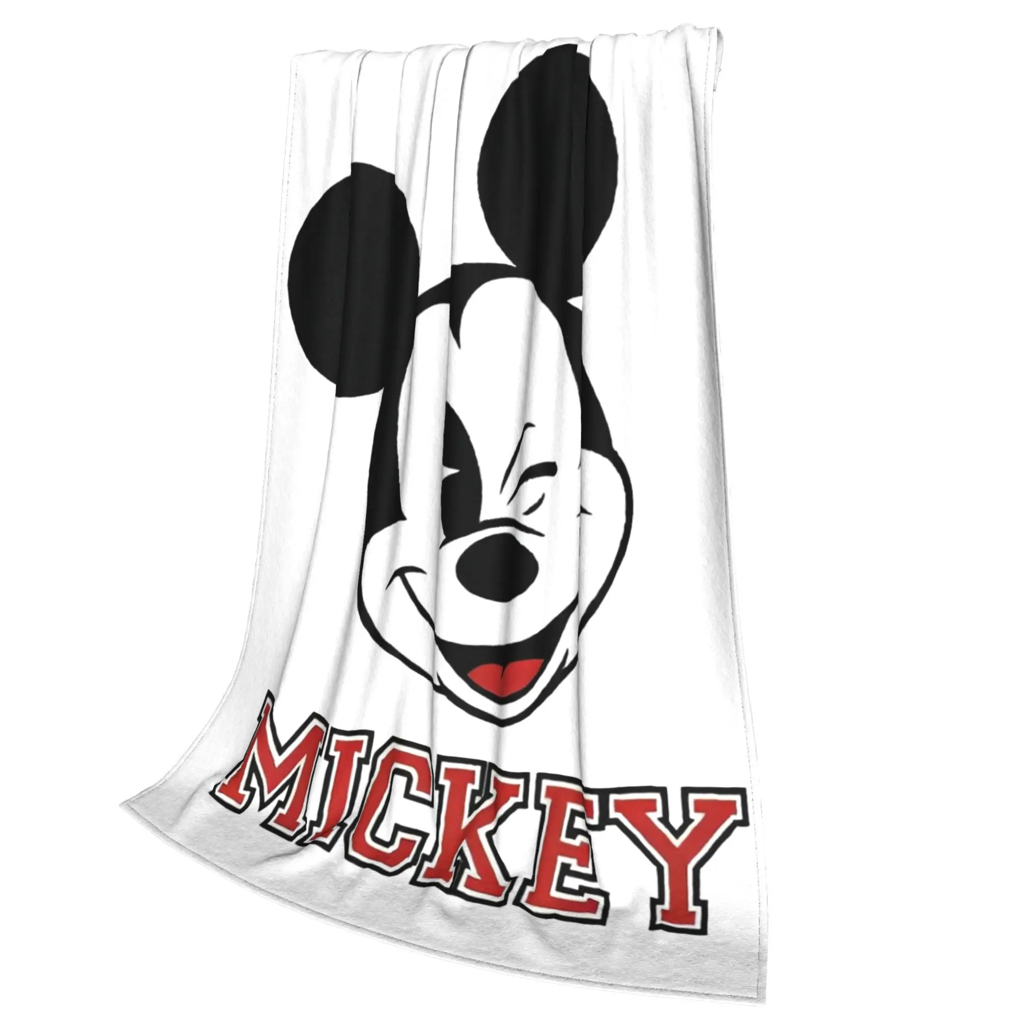 Мягкое фланелевое одеяло с изображением Микки Мауса