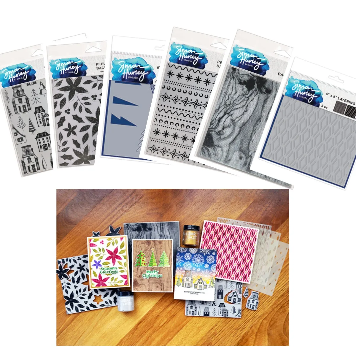 

2022 New Bold Holiday Blooms Clear Stamps Layering Stencils For Decorating Scrapbook Diy Paper Card Album Mould Embossing Craft