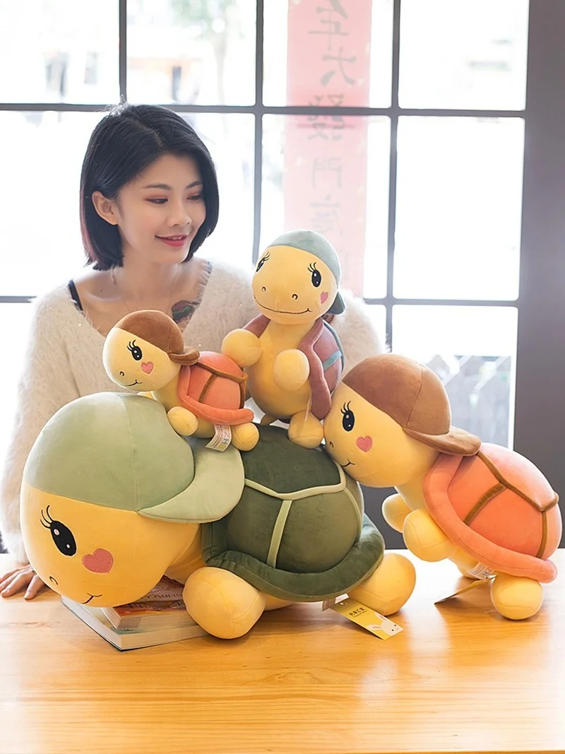 

Кавайная шапка маленькая черепаха Huggy Wuggy мягкая игрушка кукла плюшевая Детская комната Декор полипропилен хлопок