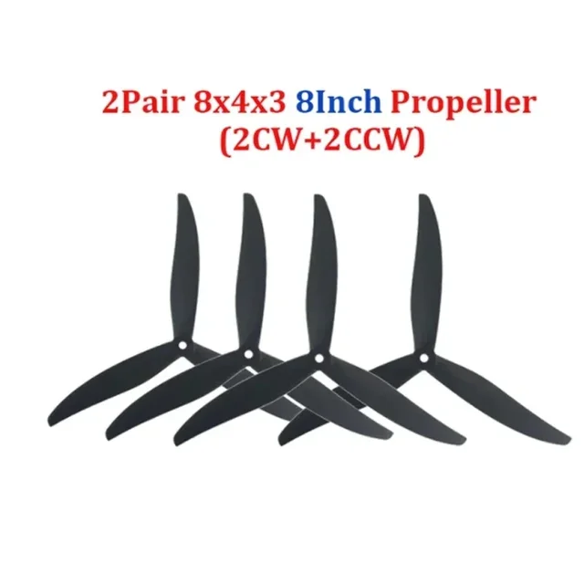 Пропеллеры для квадрокоптера 10 дюймов Black-carbon Reinforced nylon ...