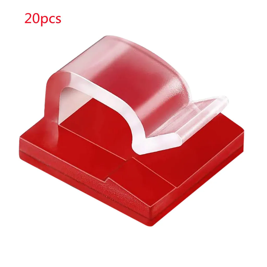 

Самоклеящиеся кабельные зажимы, черные, пластик