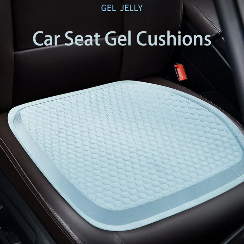 

1PCS Car Seat Cushion Summer Breathable TPR Cold Gel Auto Cushion Multi-Function Universal Four Seasons Honeycomb Car Cool Seat
