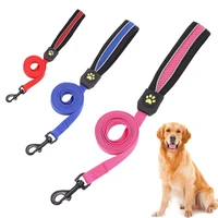 adjustable nylon training puppy walking neck strap pet reflective leashes dog leads pet supplies dog leash