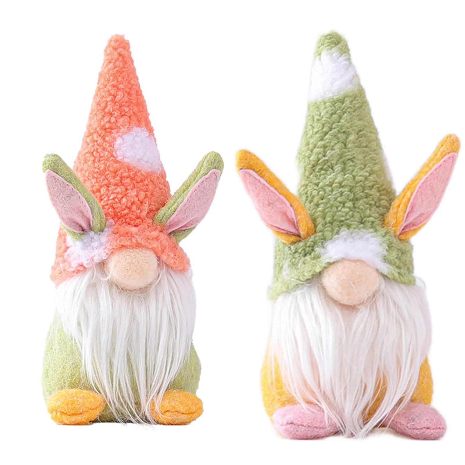 

Room Desktop Decoration Doll Happy Easter Elf Doll Rabbit Stuffed Doll Ideal Gift for Family Friends Kids