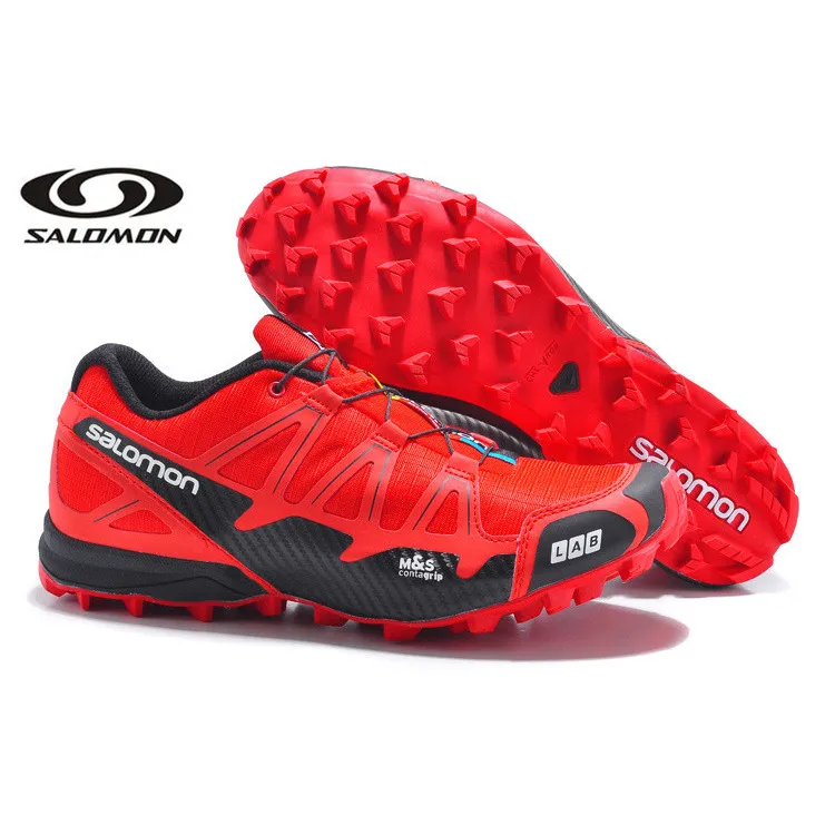 Original Salomon Speed Cross 4 CS Outdoor Shoes Breathable Man Athletics Male Mesh Salomon SpeedCross 4  Running Shoes