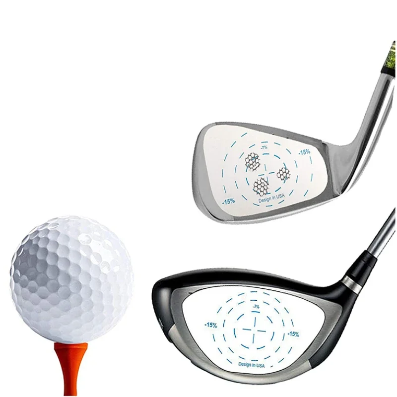 Синие ударные наклейки для гольфа клюшек водителей рукавов с деревьями футболки