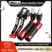 dorsoduro motorcycle aluminum brake clutch levers handlebar hand grips ends for aprilia dorsoduro 1200 2011 2012 2013 2014 2015