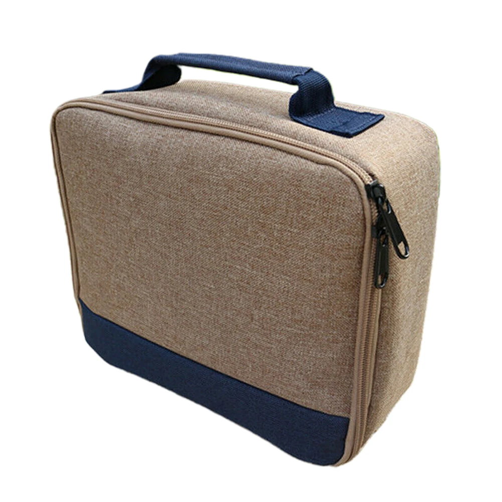 

Anti Shock Protection Canvas Casual Zipper Storage Bag Solid Case Compact Carrying Waterproof Travel CP1200 CP1300