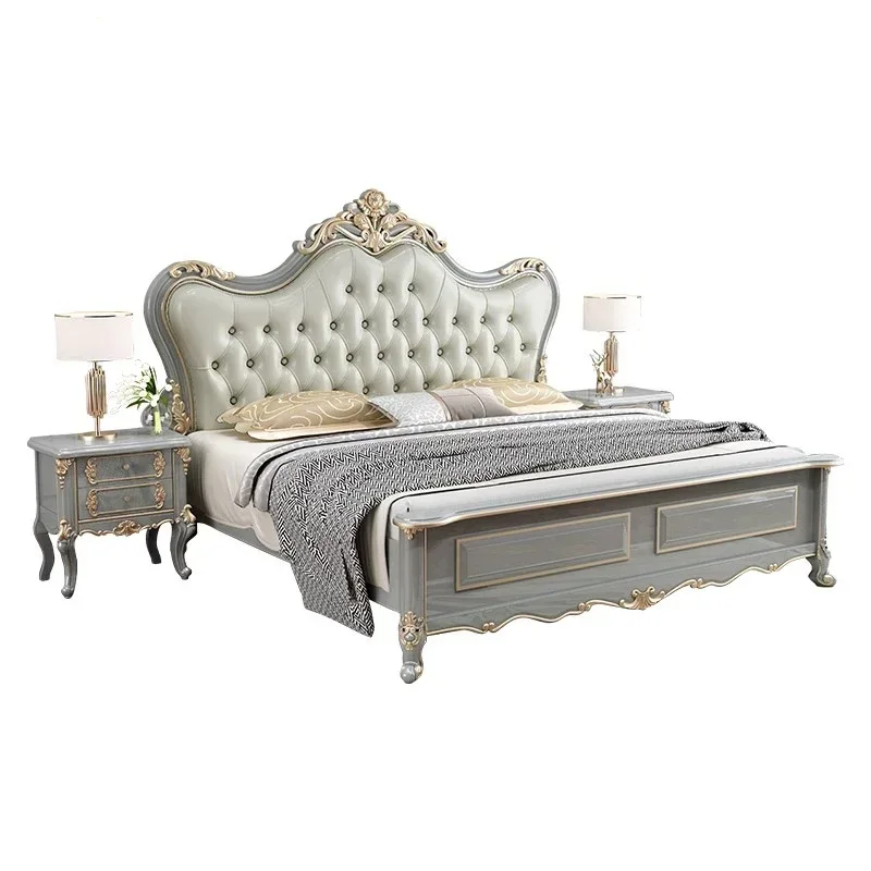 Винтажная современная кровать многофункциональная скандинавская уникальная