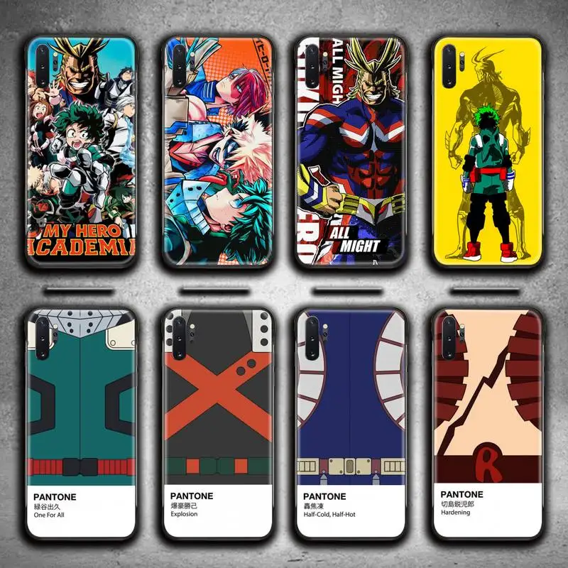

Anime My Hero Academia Phone Case For Samsung Galaxy Note20 ultra 7 8 9 10 Plus lite M51 M21 M31S J8 2018 Prime