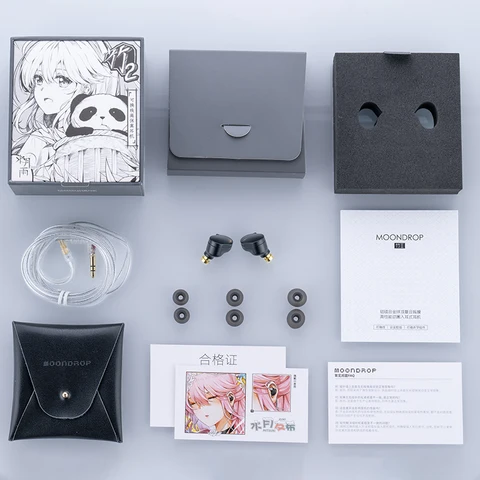 Высокопроизводительный Динамический драйвер MOONDROP CHU II IEMs, сменный кабель, наушники-вкладыши