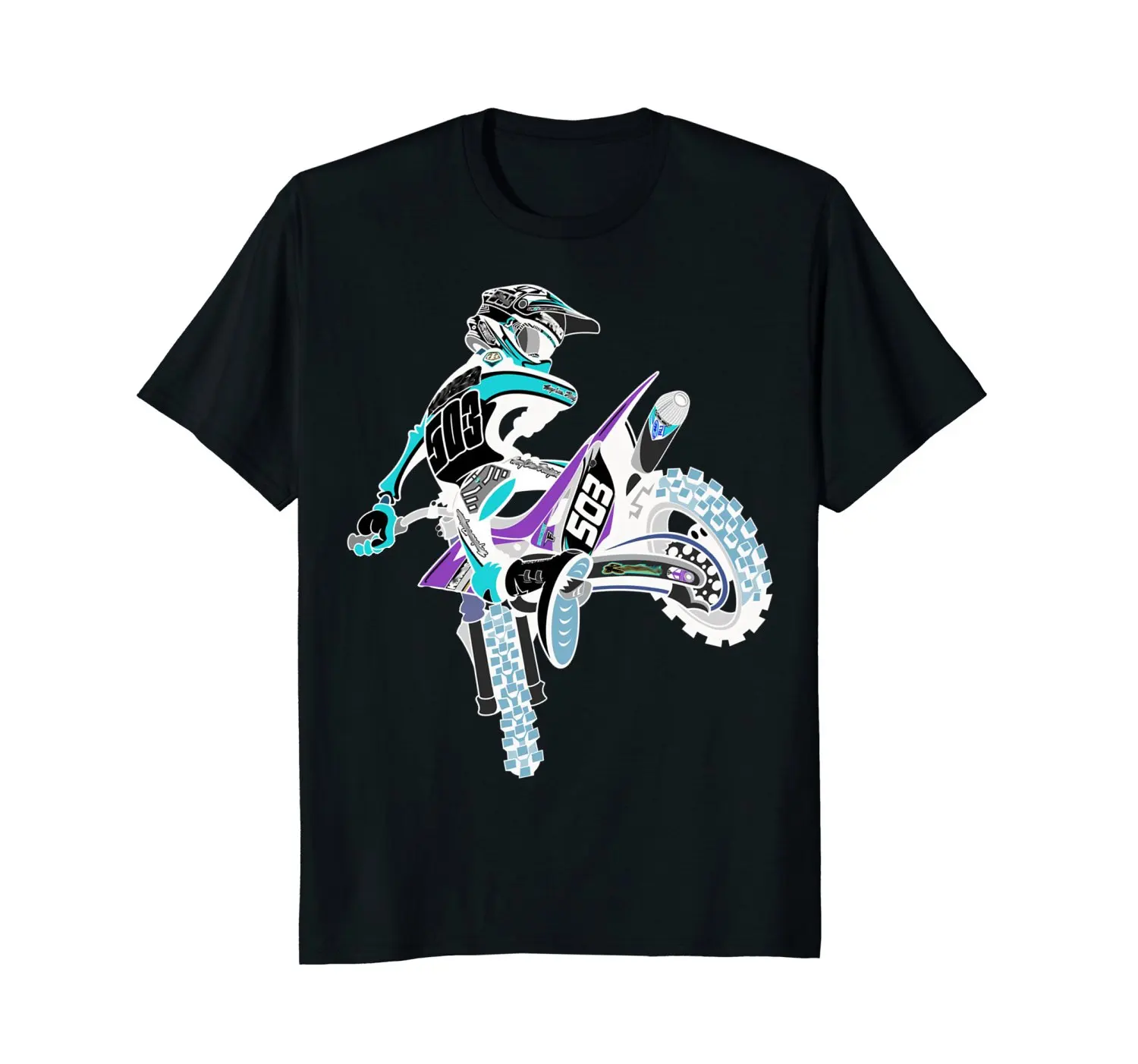 

Fashion Hot Sale Dirt Bikes Rider Retro Motocross T Shirt Tee Shirt Custom Aldult Teen Unisex Digital Printing