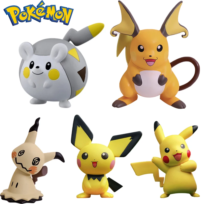 

TOMY Anime Pokemon Pikachu Togedemaru Toys Hobbies PVC Action Figure Collection Model Dolls Toys Kids Decoration Best Gift