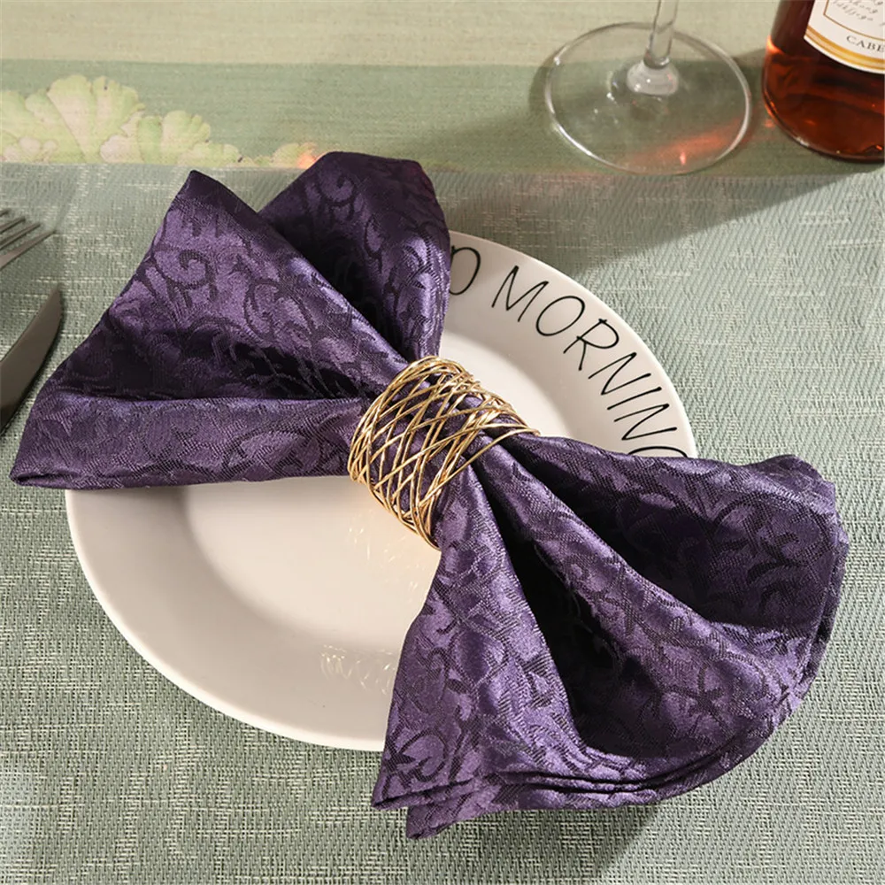 10 шт. кольцо для салфеток из проволочной сетки |